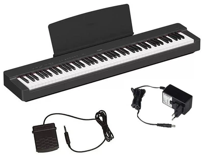 Цифровое пианино Yamaha P-225 (Black) (педаль, пюпитр, блок питания)