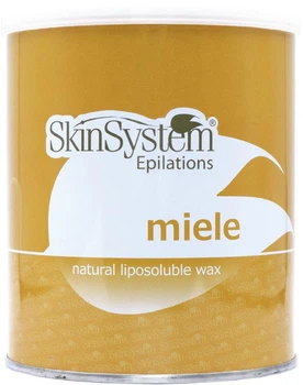 Віск для депіляції Skin System Натуральний Miele/Honey у банці 800 мл (8051407571404)