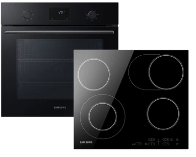 Комплект Духовой шкаф электрический с NV68A1110RB/WT + Варочная поверхность электрическая Samsung NZ64T3516AK/WT