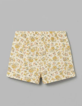 Шорты H&M 116 Белый 1027169_цветочки_02