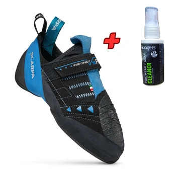 Скельники SCARPA Instinct VSR Black/Azure 41.5 + Подарунок Спрей для очищення взуття Grangers Footwear + Gear Cleaner 50 ml