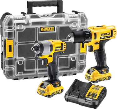 Набір електроінструментів DeWalt 12V XR DCF815 + DCD710 з 2 акумуляторами 2 Ah (DCK211D2T-QW)