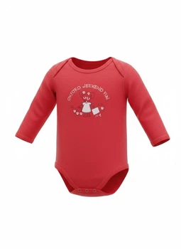 Дитяче боді ZEYNO&MEMO organic cotton wear (Туреччина) 56 см Червоний (0648)