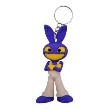 3D Брелоки FLEXI JAX (The Amazing Digital Circus) / ДЖАКС ЦИФРОВИЙ ЦИРК KEYCHAIN, 3D друк OYTOY (298