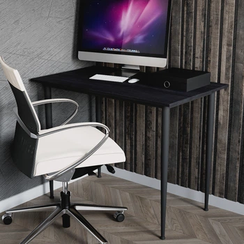 Стіл універсальний Prime Ferrum-decor 750x1200x600 Чорний метал ДСП Каштан Арвадонна 16 мм (PRAIM18)