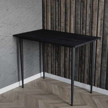 Стол универсальный Prime Ferrum-decor 750x1000x600 Черный металл ДСП Каштан Арвадонна 16 мм (PRAIM08)
