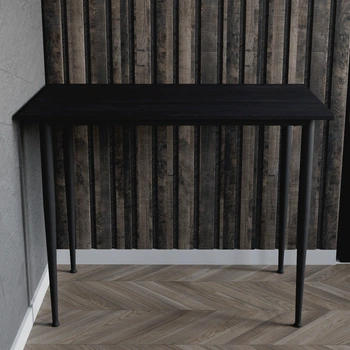 Стол универсальный Prime Ferrum-decor 750x1400x600 Черный металл ДСП Каштан Арвадонна 16 мм (PRAIM28)