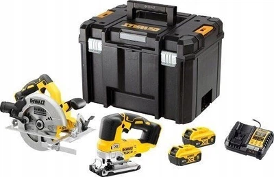 Набір електроінструментів DeWalt 18V XR DCS570 + DCS334 з 2 акумуляторами 5 Ah (DCK2012P2T-QW)