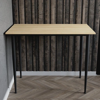 Стіл універсальний Prime Ferrum-decor 750x1000x600 Чорний метал ДСП Дуб Кремона Торро 16 мм (PRAIM10)
