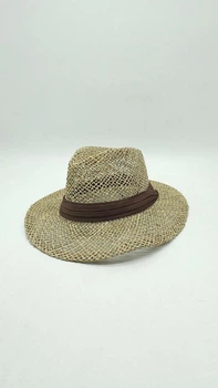 Шляпа Федора с коричневой ленточкой Fortune 56-58 Оливковый ST39
