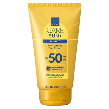 Сонцезахисний крем Avon Care Sun+ для обличчя і тіла SPF 50, 150 мл