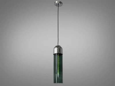 Одинарный подвесной светильник Diasha BO-2833/1GREEN+HR E27