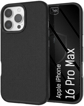 Etui 3MK Fortis MagCase do Apple iPhone 16 Pro Max Black (5903108754248)