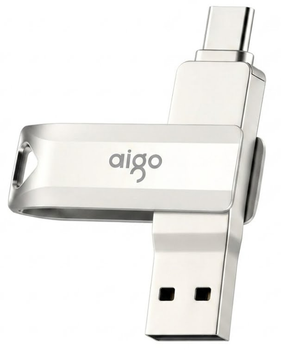Флеш-память USB Aigo U351 64GB Type-C USB 3.2 Silver