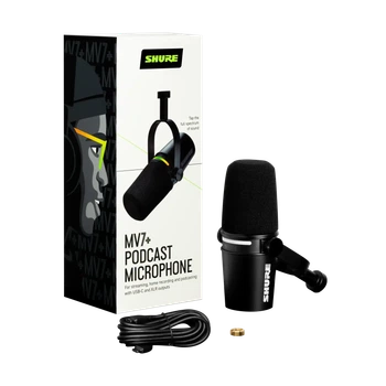 Мікрофон для подкастів SHURE MV7+-K
