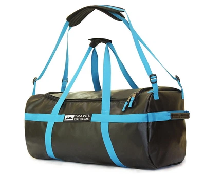 Сумка-рюкзак Travel Extreme TEZA L синяя водонепроницаемая PVC 68x29x29 см