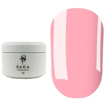 Гель для нарощування нігтів SAGA Builder Gel Veil №14 лилово-рожевий 15 мл