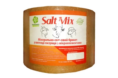 Сіль-лизунець Salt Mix з мікроелементами для тварин 5 кг Технології Здоров'я