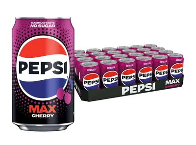 Упаковка безалкогольного газованого напою Pepsi MAX CHERRY Zero