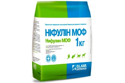 Порошок Нифулин МОФ лечение желудочно-кишечных заболеваний 1 кг O.L.KAR