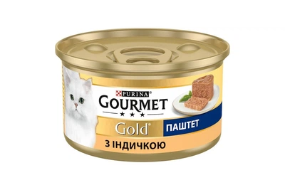 Корм для котів Gourmet Gold паштет мус з індичкою 85 г Purina