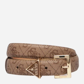 Ремень женский Guess Adelasia BW9291-P5425-LTL S (95 см) Latte Logo (7621806209911)