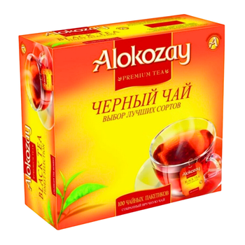 Чай чорний Alokozay Premium tea 100 х 2 г пакетований