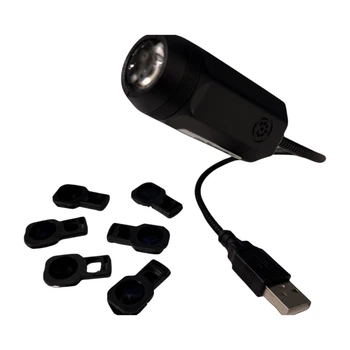 Портативний дитячий LED проектор-нічник USB мотиви моря та природи 6 змінних пластин