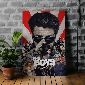 Интерьерная картина Пацаны, The Boys, сериал, супергерои, 60×40 см (id4864)
