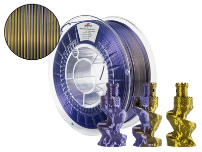 PLA Silk Magic Spectrum Filament Royal Amethyst для 3D-принтера 1.75 мм 1 кг S0009 1 кг Різнокольоровий