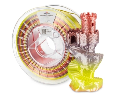 PLA Silk Rainbow Spectrum Filament Earth Blend для 3D-принтера 1.75 мм 1 кг S0004 1 кг Різнокольоровий