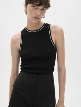 Майка MANGO 9089561 Чёрный XS MNO2370