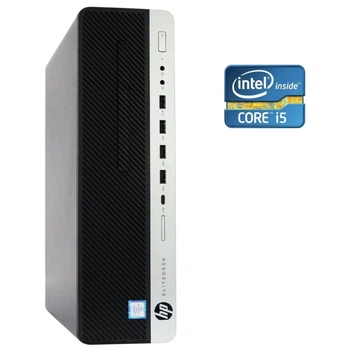 ПК HP EliteDesk 800 G3 SFF / Intel Core i5-6500 (4 ядра по 3.2 - 3.6 GHz) / 8 GB DDR4 / 240 GB SSD / Intel HD Graphics 530 / Win 10 Pro б/у