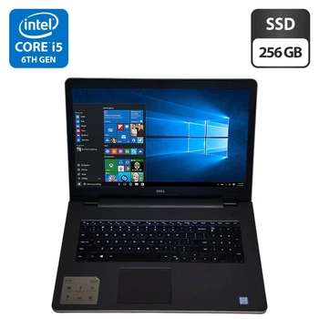 Ноутбук Dell Inspiron 17 5759 / 17.3" (1600x900) TN / Intel Core i5-6200U (2 (4) ядра по 2.3 - 2.8 GHz) / 8 GB DDR3 / 256 GB SSD / Intel HD Graphics 520 / WebCam / DVD-ROM б/у