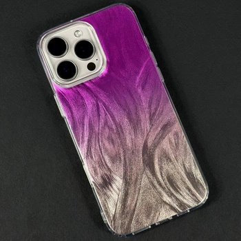 Накладка Nacre Print Desing для Xiaomi Redmi Note 11/Redmi Note 11 4G/Redmi Note 11S 4G (Фіолетовий)