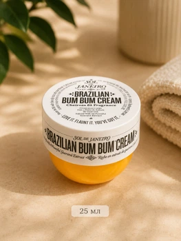 Укрепляющий крем для тела Sol de janeiro Brazilian bum bum cream мини 25 мл