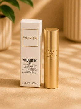 Матова губна помада Valentino Spike lipstick shade 100r