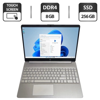 Ультабук Б-класс HP 15-DY2703DX / 15.6" (1366x768) TN Touch / Intel Core i5-1135G7 (4 (8) ядра по 4.2 GHz) / 8 GB DDR4 / 256 GB SSD / Intel Iris Xe Graphics / WebCam б/у