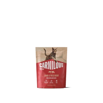 Сухой корм для стерилизованных кошек Carnilove Active Lamb & Wild Boar с ягнёнком и кабаном 400 г (MLZ2407278)