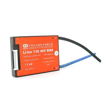 BMS плата DaLy Li-ion 48V 13S 25/50A (UG-27083)