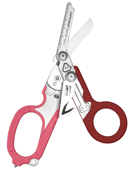 Ножницы-мультитул Leatherman Raptor Rescue, красно-розовые, utility чехол (833486)