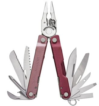 Мультитул Leatherman Rebar Heathered Cranberry, нейлоновий чохол (833317)