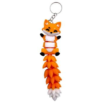 3D Брелоки FLEXI FOX LONG TAIL/ЛИСИЧКА ХВОСТИК KEYCHAIN, 3D печать OYTOY 05071100