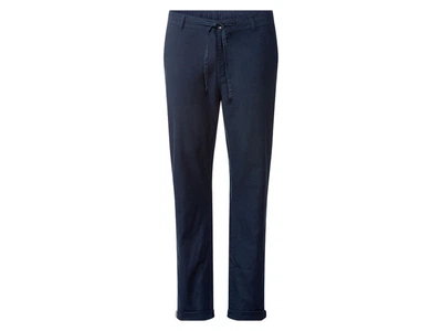 Брюки Regular Fit из смеси льна и хлопка для мужчины Livergy LIDL 400489 50(M) темно-синий
