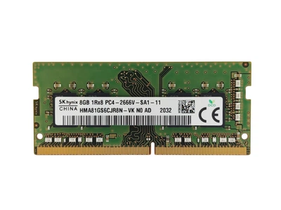 Оперативна пам'ять для ноутбука SODIMM SK hynix DDR4 8Gb PC4-2666V (HMA81GS6CJR8N-VK). 14782 Б/У