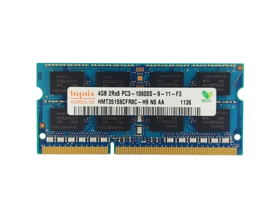 Оперативная память для ноутбука SODIMM Hynix DDR3 4Gb 1333MHz PC3-10600S (HMT351S6CFR8C-H9) 14859 Б/У