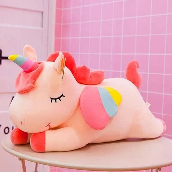 Игрушка-обнимашка Единорог плюшевая 100 см Розовый (841925)