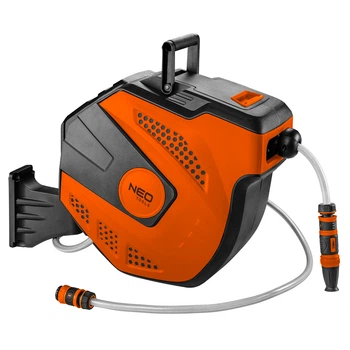Шланг NEO TOOLS з втоматичним барабаном 1/2", 20 м + 2 м (15-891)