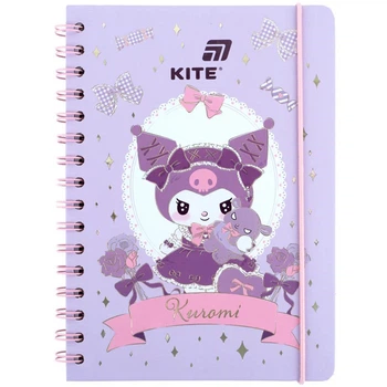 Блокнот Kite Kuromi 80 листів клітина HK26-190-2