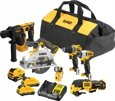 Набір електроінструментів DeWalt 12V XR з 3 акумуляторами 6 шт. (DCK611P1D2-QW)